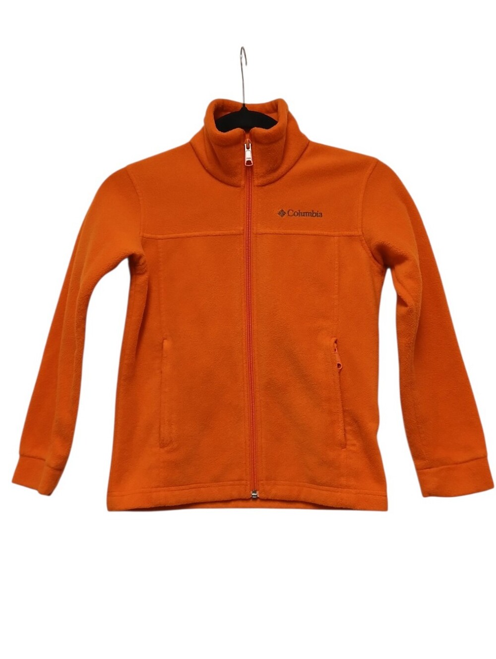 Columbia Kids Orange Full Zip Sherpa Jacket-Size (S) 8